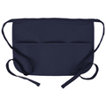 Fame Fabrics Waist Apron, Cafe Rounded Waist, F30, Navy 18681